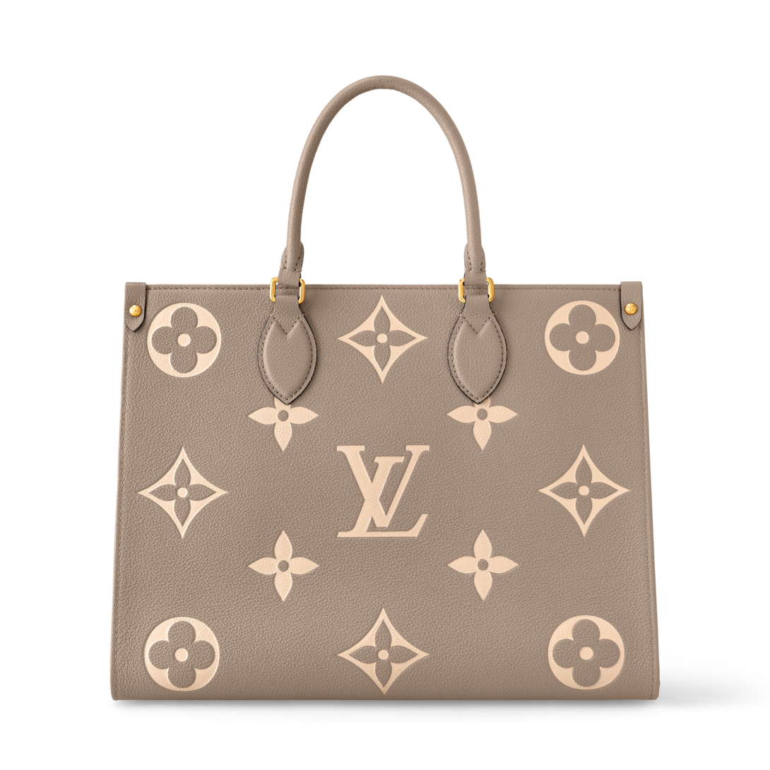 【限定価格】Louis Vuitton OnTheGo Onthego MM Bicolour Monogram Empreinte Leather - Mother's Day